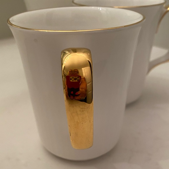 EUC 3/$50 ROYAL ALBERT BRISTOL RIBBED MUGS IN THE DISCONTINUED VAL D’OR PATTERN - Picture 10 of 15